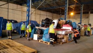 Depremzedelerin eşyası emin ellerde