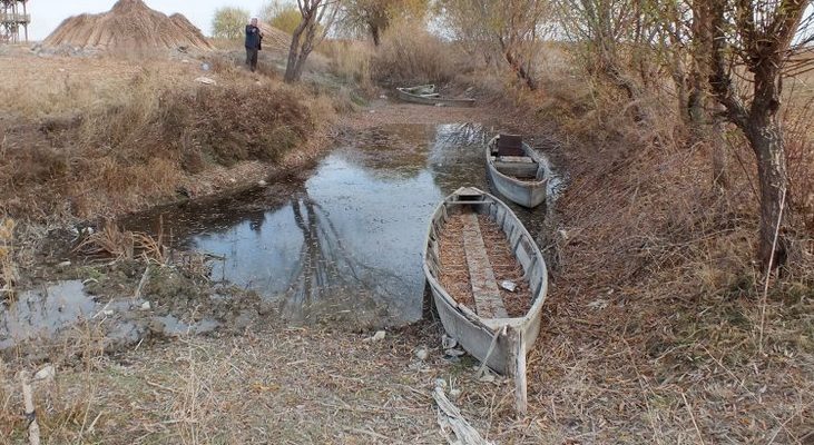 Eber Gölü 4 kilometre geri çekildi