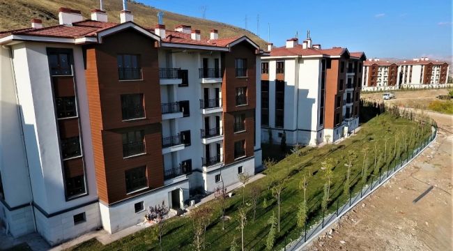 Elazığ'da 2 bin 500'den fazla konut teslim aşamasına geldi