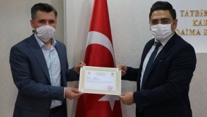 Emniyet personeline Korona virüs ile mücadelede başarı belgesi