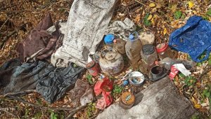 Erzurum'da PKK'ya ait sığınak imha edildi