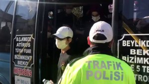 Esenyurt'ta minibüslerde yine aynı manzara