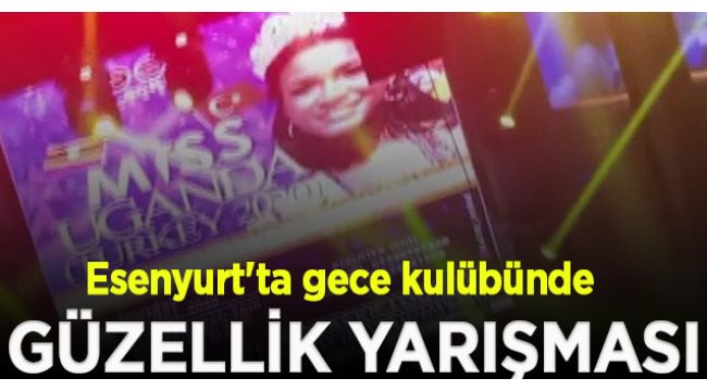 Gece kulübünde "Miss Uganda" güzellik yarışması