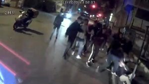 Gence öldüresiye meydan dayağı kamerada