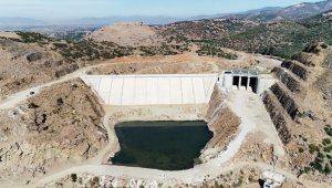 Gökbel Barajı'nda su tutulmaya başlandı