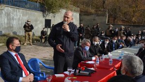 İçişleri Bakanı Soylu, Hakkari'de 80 yıllık husumete son verdi