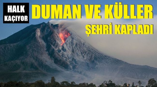 İki kez patladı, halk kaçıyor!