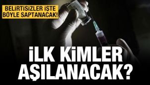 İlk 59 yaş altı aşılanacak