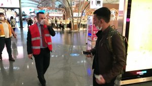 İstanbul Havalimanı'nda korona denetimi