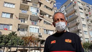 İtfaiye amiri, eşini ve 2 kızını enkazdan kurtardı