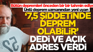 İzmir depreminden önce uyarmıştı, yine uyardı