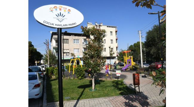 Karabağlar Belediyesi'nden Çocuk Hakları Parkı