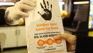 Kese kağıtlarıyla farkındalık mesajı