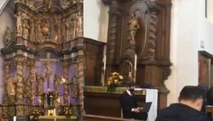 Kilisede ilahi sürprizi