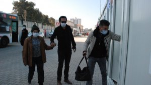 Konteyner kentin ilk misafirleri geldi