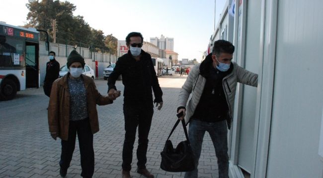 Konteyner kentin ilk misafirleri geldi