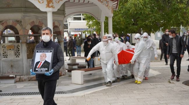 Koronadan ölen başkan yardımcısı toprağa verildi