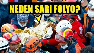 Kurtarılanlar neden sarı folyoya sarılıyor?