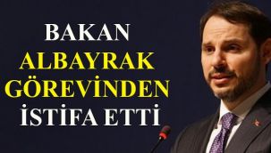 Maliye Bakanı Albayrak istifa etti