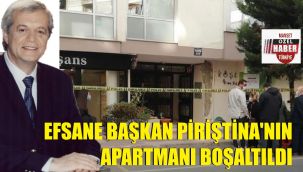Merhum başkanın apartmanı hasar gördü