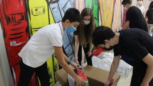 Minik kalplerden büyük destek