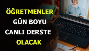 Öğretmenler tam gün derste!