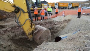 Polatlı suyu için ilk kazma vuruldu