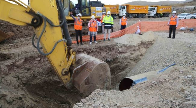 Polatlı suyu için ilk kazma vuruldu