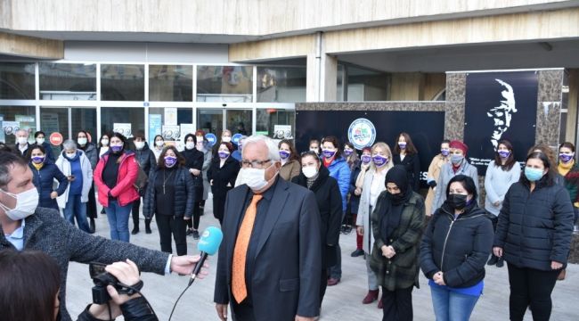 Posbıyık'tan 'Kadına şiddete hayır' etkinliği