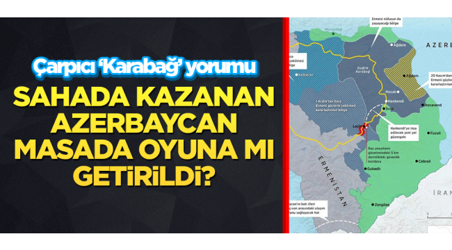 Sahada kazanan Azerbaycan masada oyuna mı getirildi?