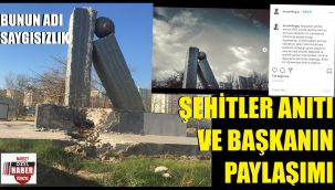 Şehitlere büyük saygısızlık!