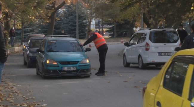 Sınav öncesinde korna gürültüsü tepki çekti