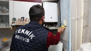 Soğukta kalan yaşlı kadının yardımına belediye koştu