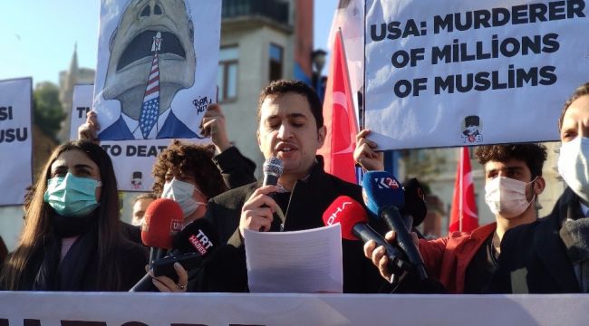 TGB üyeleri ABD Dışişleri Bakanı Mike Pompeo'yu protesto etti
