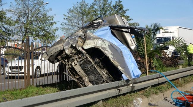 Trabzon'da trafik kazası; 1 ölü, 4 yaralı