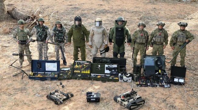 Türk mayın ekibi Karabağ'da