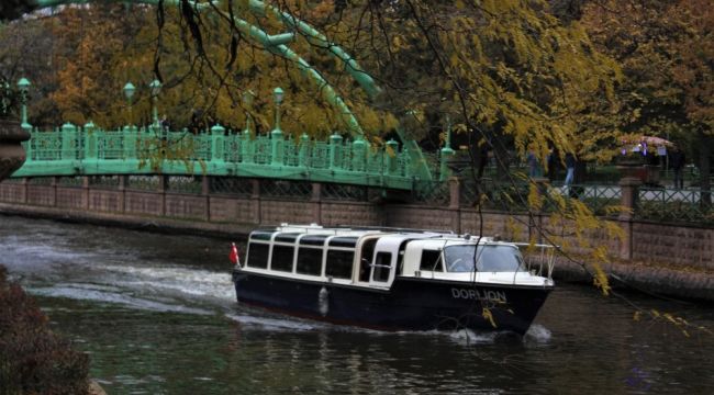 Türkiye'nin Venedik'i sonbahar renklerine büründü