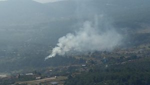 Yakaköy Mezarlığı yakınında korkutan yangın