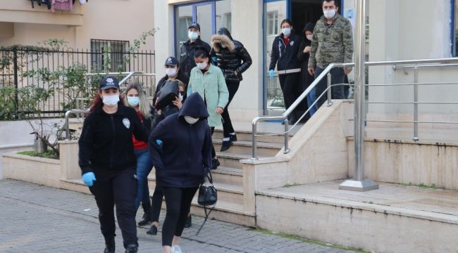 Yalova'da fuhuş operasyonunda 25'i kadın 34 gözaltı