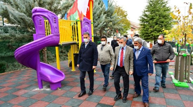 Yeşilyurt Belediyesi Bahçebaşı Parkı hizmete girdi