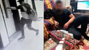 10 milyon lirayı çalarken ve çaldıktan sonra