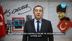 Abdül Batur'dan 5 Aralık kutlaması