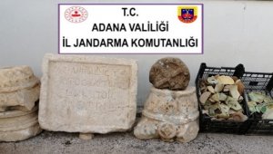 Adana'da Roma dönemine ait tarihi eserler ele geçirildi