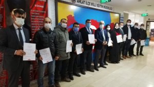 Ahlat'taki okullara 'Okulumuz Temiz' belgesi