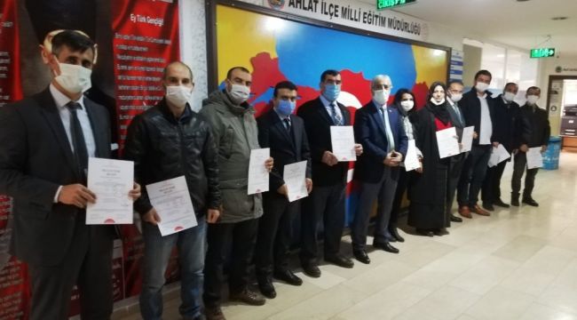 Ahlat'taki okullara 'Okulumuz Temiz' belgesi