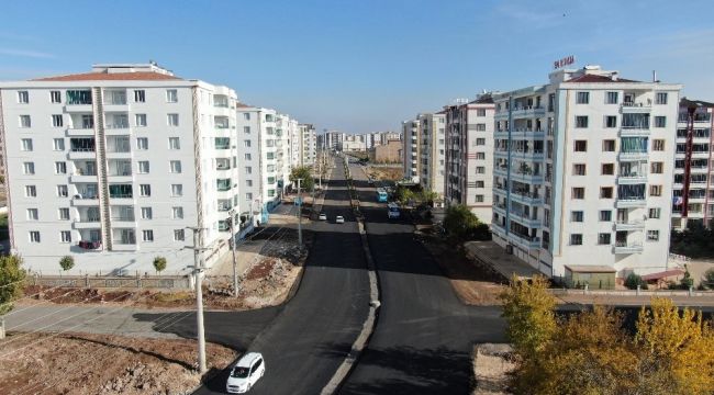 Ahmet Kaya Caddesi'nde asfalt çalışmaları tamamlandı