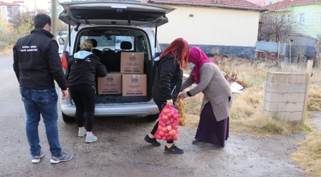 Aksaray Belediyesi'nden 50 bin aileye yardım