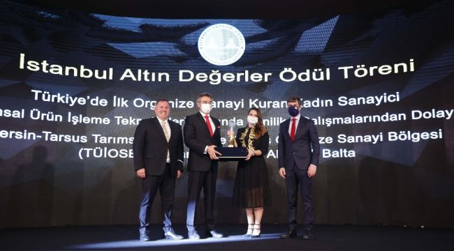 Akyürek Balta'ya 'Yılın Sanayici İş Kadını" ödülü