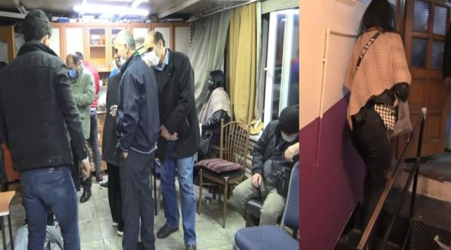 Alt katta fuhuş, üst katta kumar!