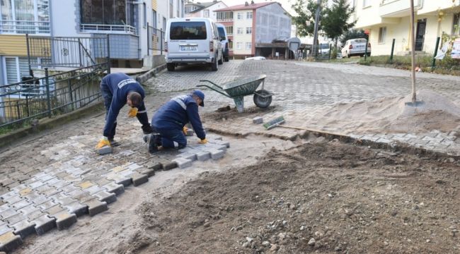 Altınordu'da alt ve üstyapı çalışmaları sürüyor